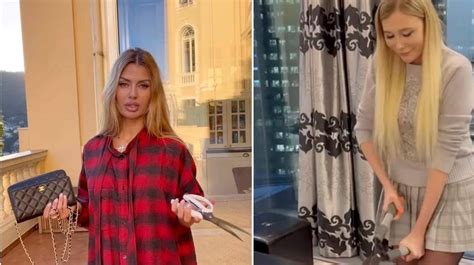 'Influencers' rusas destrozan sus bolsos de Chanel de 8.000 